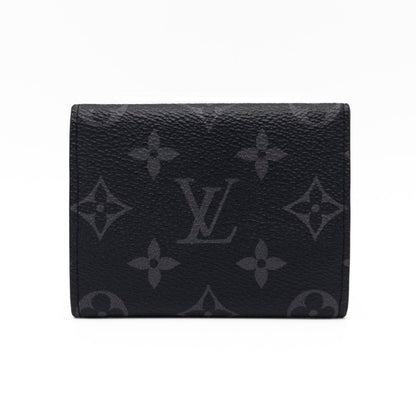 LOUIS VUITTON LOUIS VUITTON Monogram Eclipse Ampelope Cartoduvisit M12874 Black Card Case RFID Verified Box Included Card Case, Pass Case, Business Card Holder