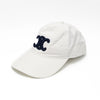CELINE CELINE Triomphe 2AUT6969P Baseball Cap Canvas Cotton White S Size Other Accessories