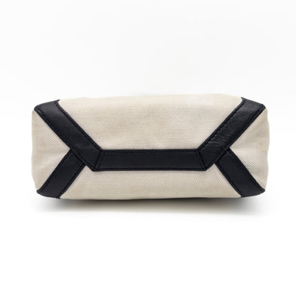 VALENTINO Valentino Galavani VLTN Canvas x Leather 2WAY Handbag with Strap