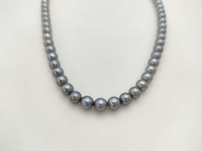 TASAKI Pearl Necklace, Diameter 7.0-7.3mm, Sterling Silver, 33.7g 