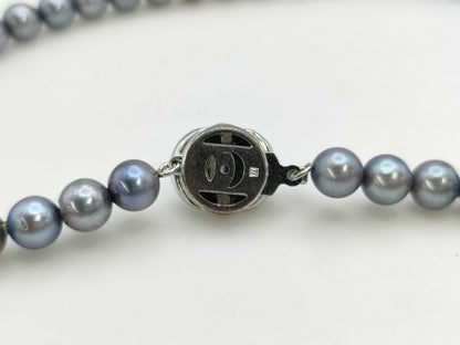 TASAKI Pearl Necklace, Diameter 7.0-7.3mm, Sterling Silver, 33.7g 