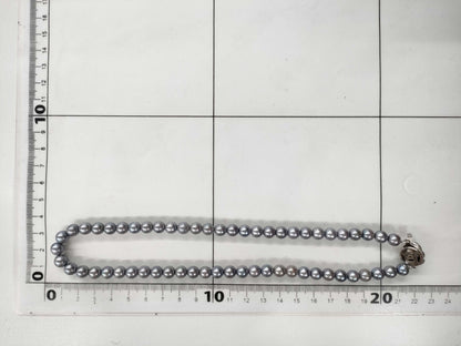 TASAKI Pearl Necklace, Diameter 7.0-7.3mm, Sterling Silver, 33.7g 