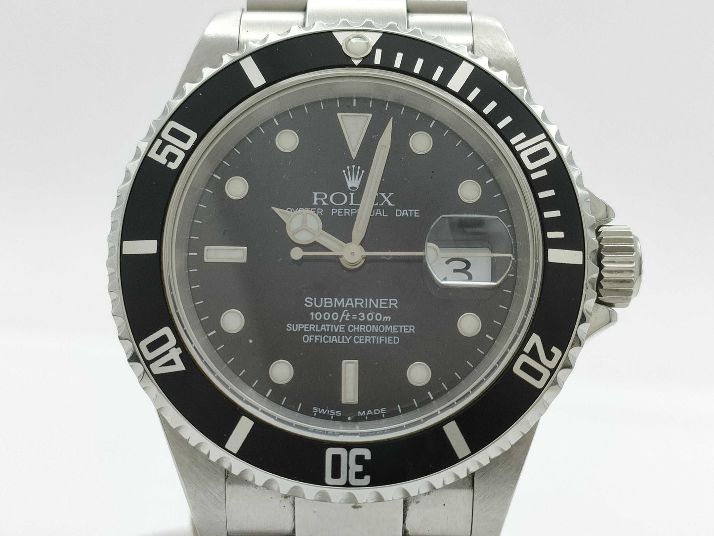 ROLEX 16610 D046840 Black Dial Oyster Men's Watch