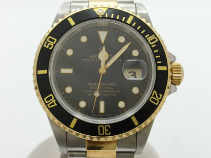 ROLEX 16613 U472145 Black Dial Oyster Tritinova Men's Watch