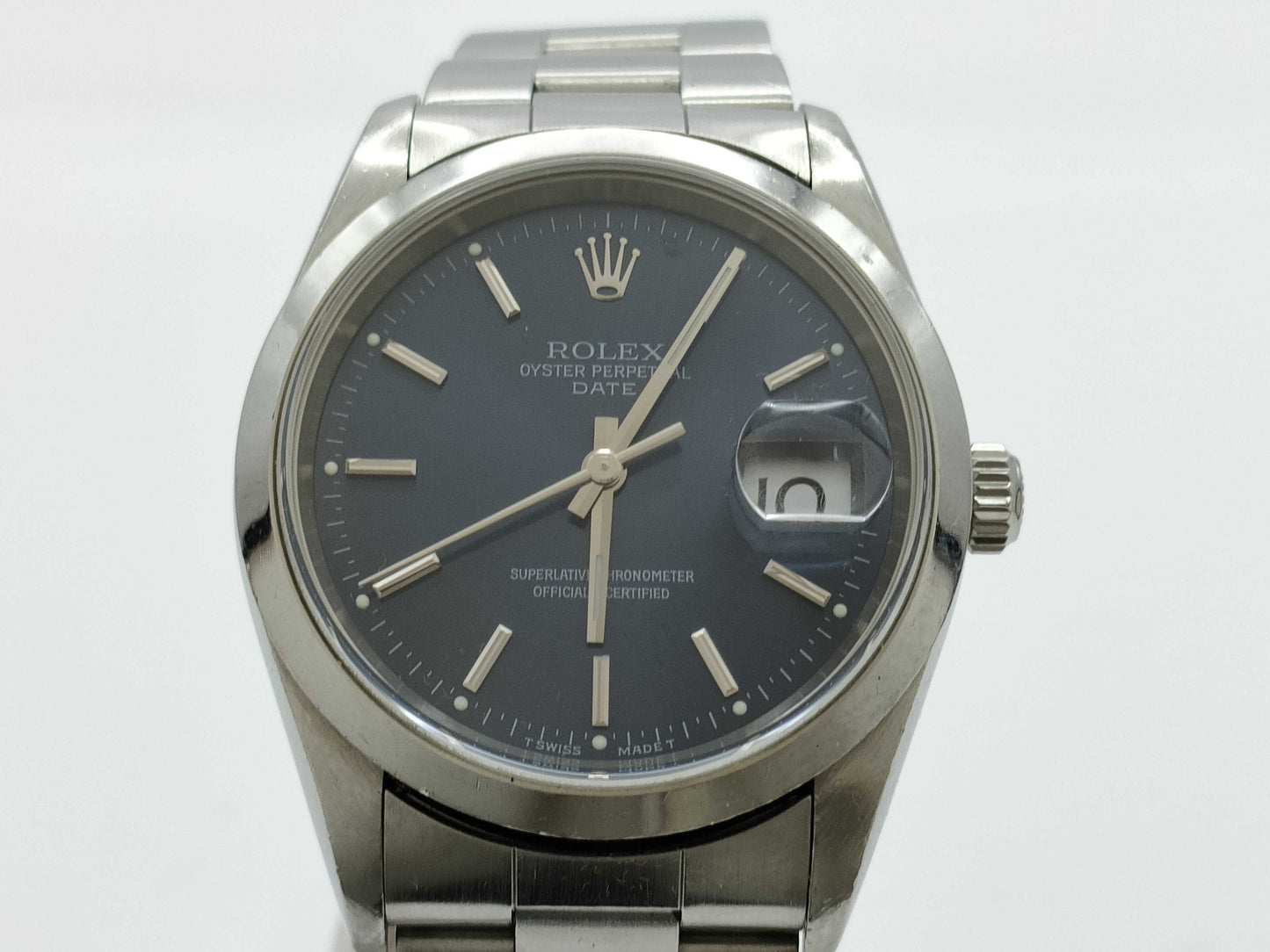 ROLEX 15200 A285264 Blue Dial Automatic Immovable Boys' Watch