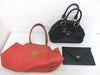 Vivienne Westwood Leather Hand Clutch Tote Bag Black 3-Piece Bag Set