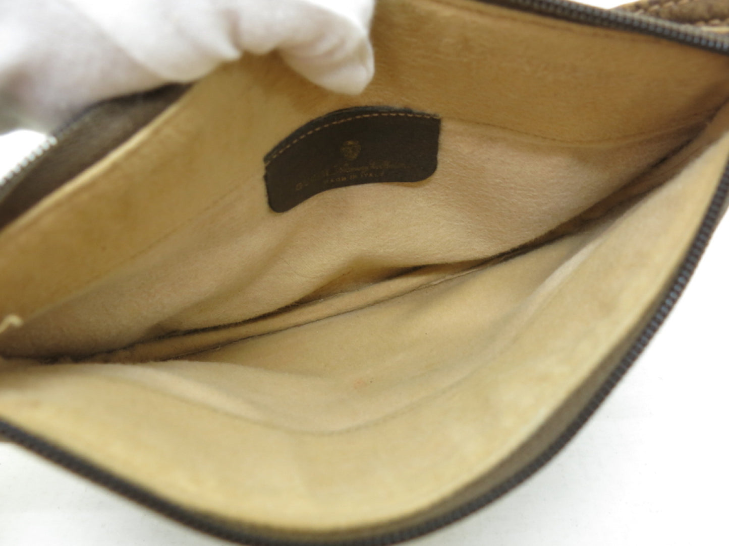 GUCCI Old Gucci 3-Piece Mountain Shelly Bamboo GG Supreme Leather Shoulder/Hand 2-Way Bag Black 3-Piece Bag