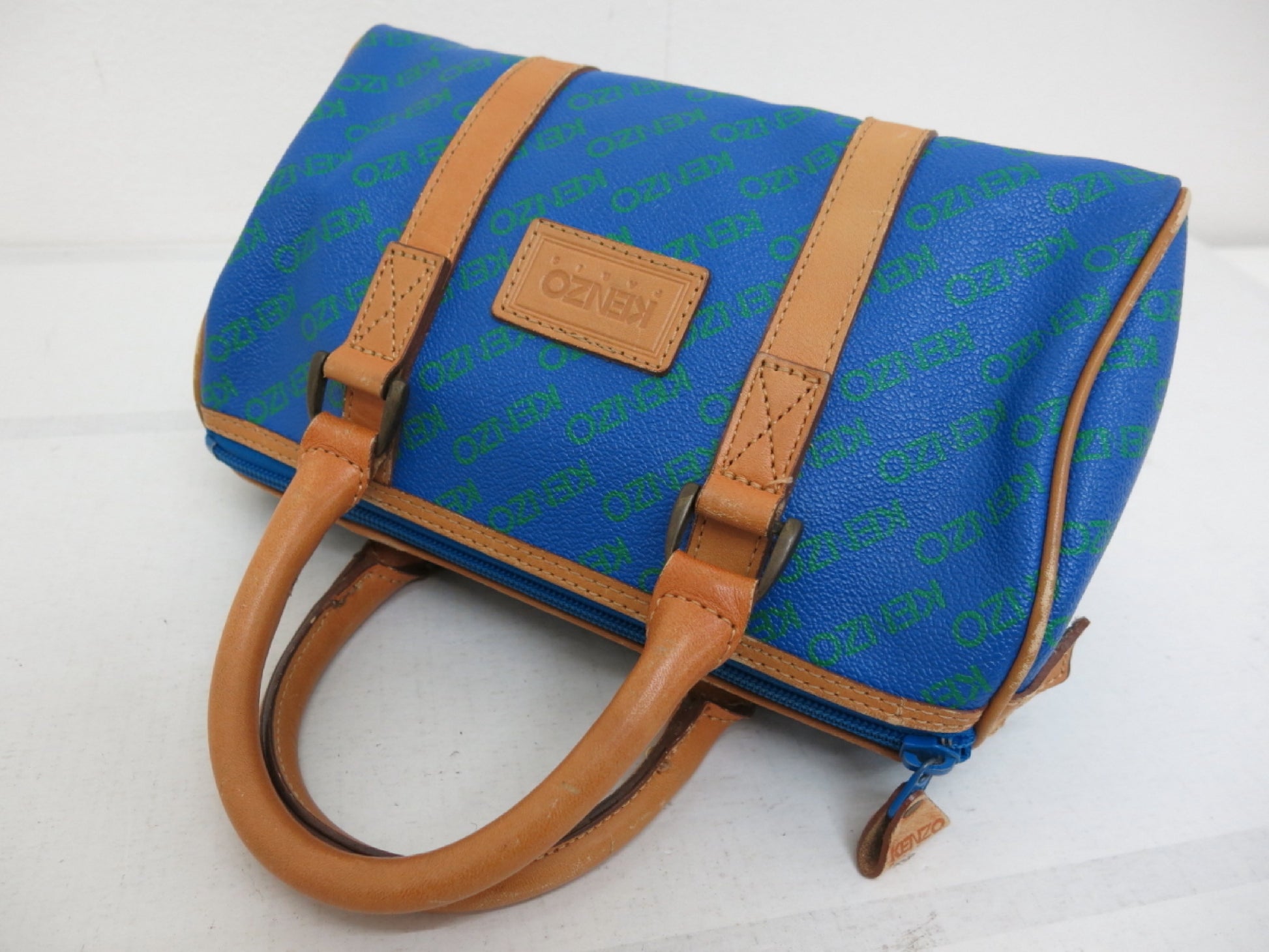 KENZO Calfskin PVC Handbag