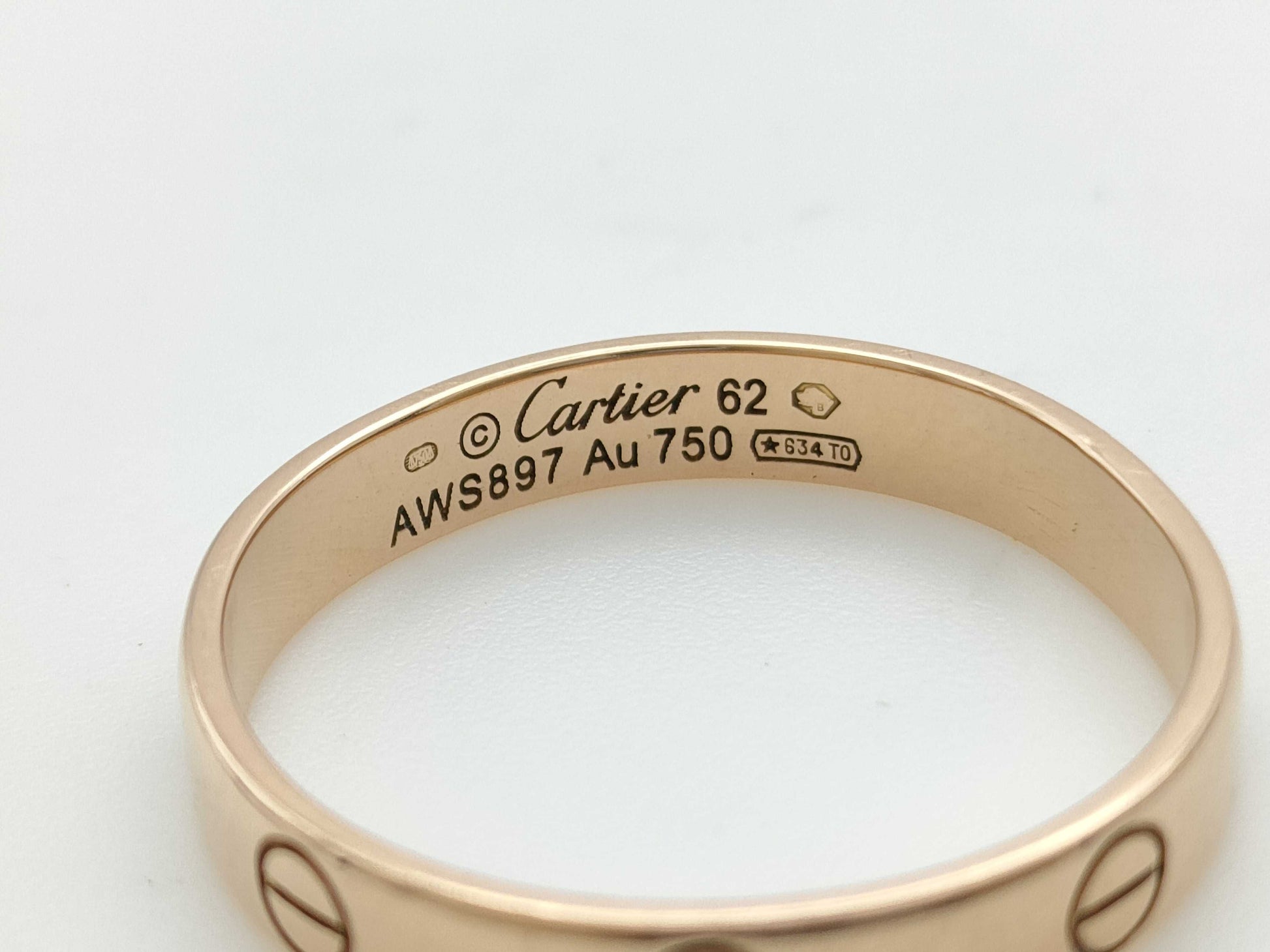 Cartier Mini Love #62 Au750 3.3g Ring 