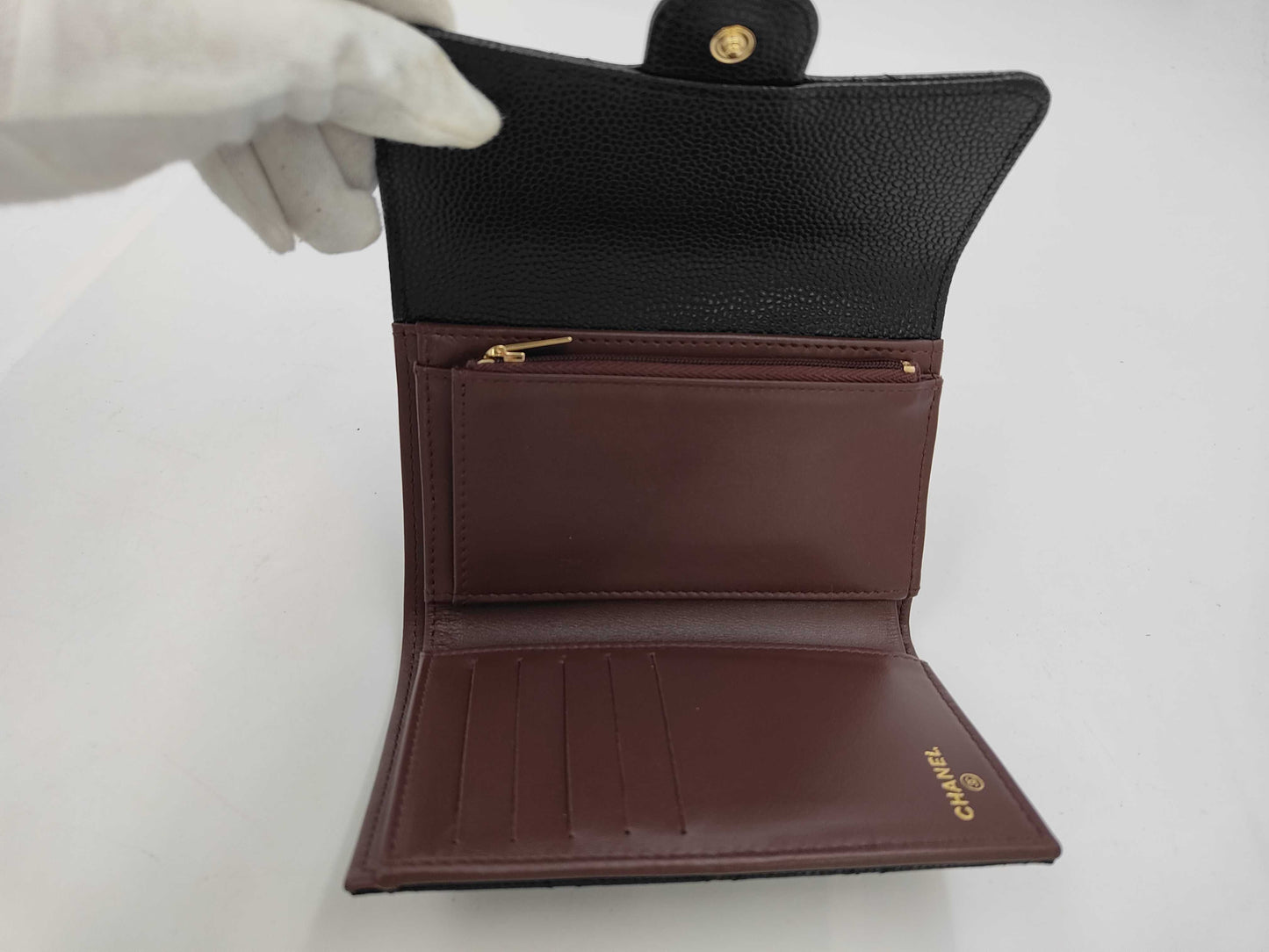 CHANEL Caviar Matlasse Wallet P797G1T0 Seal Box Unused Wallet