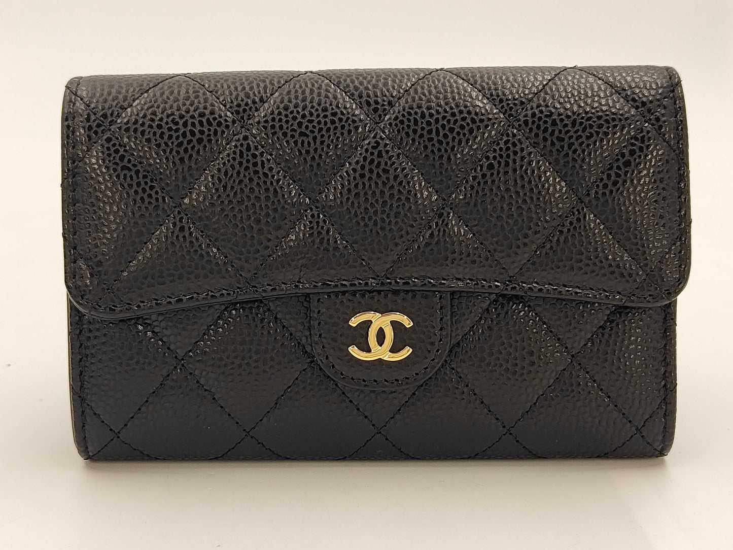 CHANEL Caviar Matlasse Wallet P797G1T0 Seal Box Unused Wallet