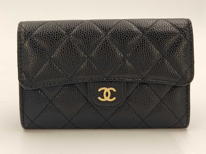 CHANEL Caviar Matlasse Wallet P797G1T0 Seal Box Unused Wallet