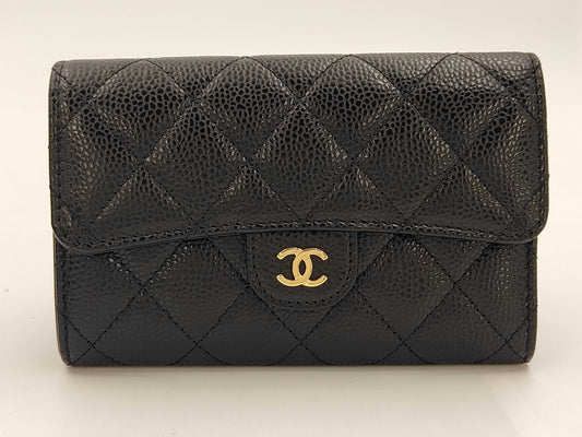 CHANEL Caviar Matlasse Wallet P797G1T0 Seal Box Unused Wallet