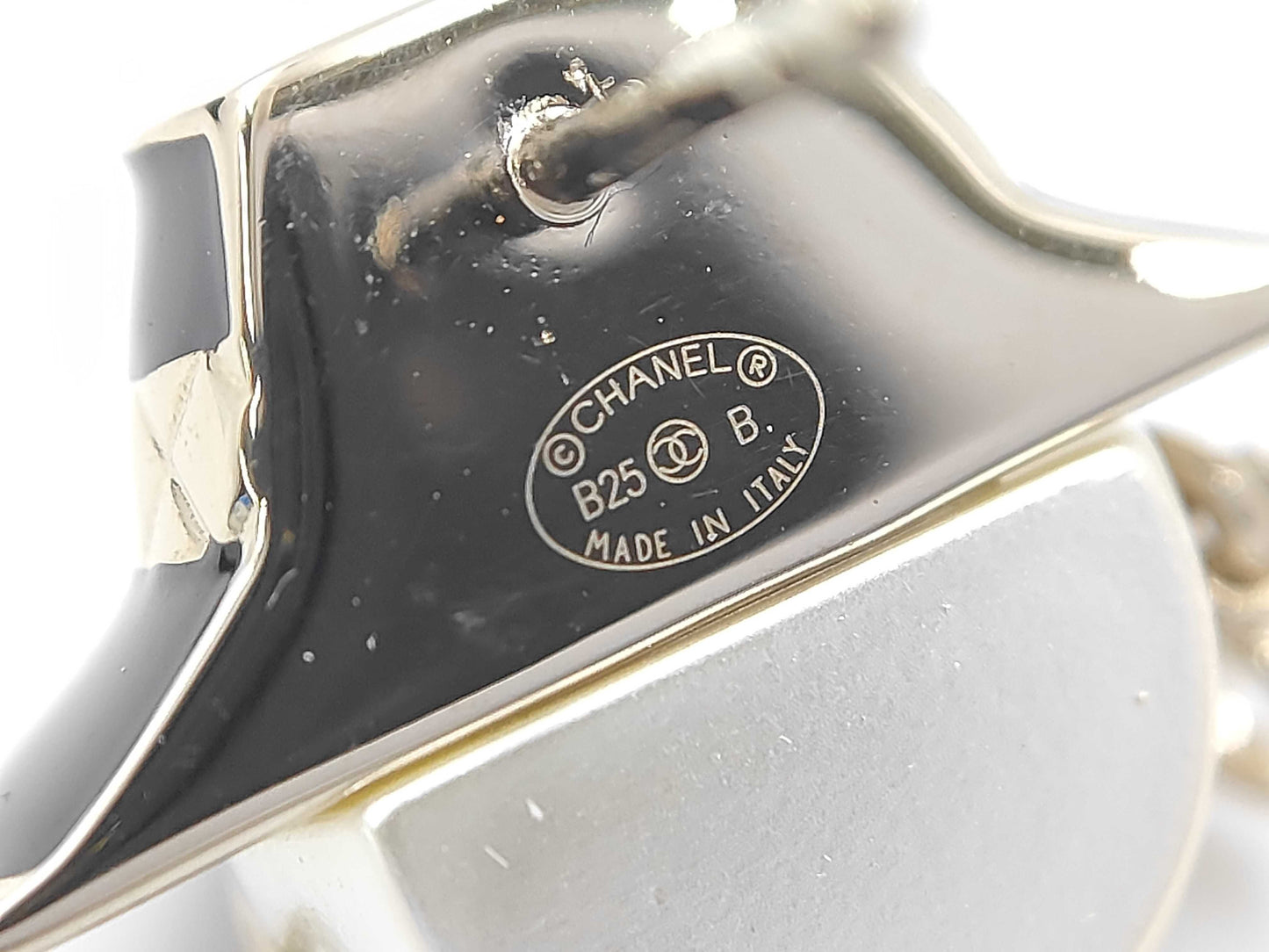 CHANEL Chanel Earrings B25B Box Earrings