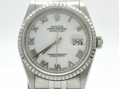 ROLEX 16220 U916164 White Roman Jubilee Breath Men's Watch
