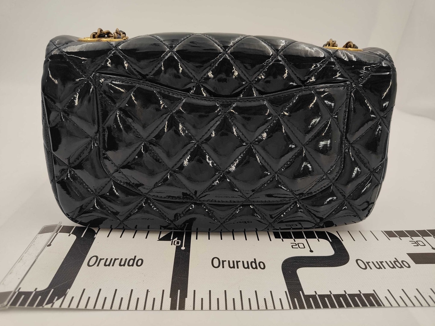 CHANEL Matlasse Patent Vintage Chain Shoulder Bag 21st Shoulder Bag