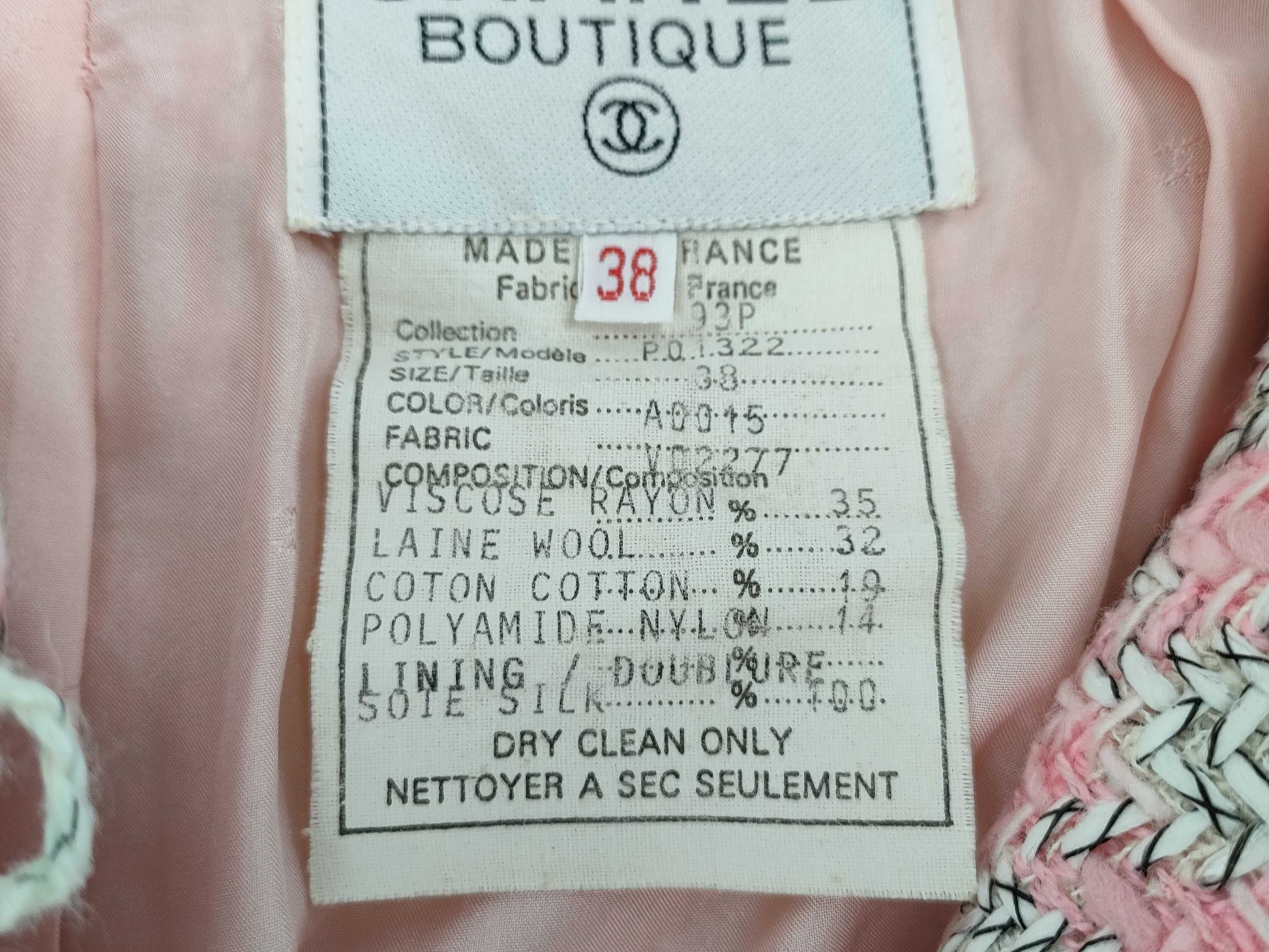CHANEL / CHANEL Chanel 38 Jacket Jacket