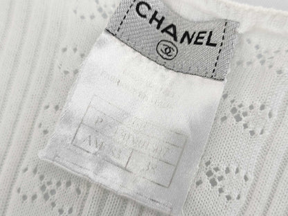 CHANEL CHANEL Short Sleeve Knit Tops Size 38