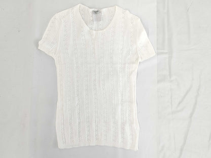 CHANEL CHANEL Short Sleeve Knit Tops Size 38