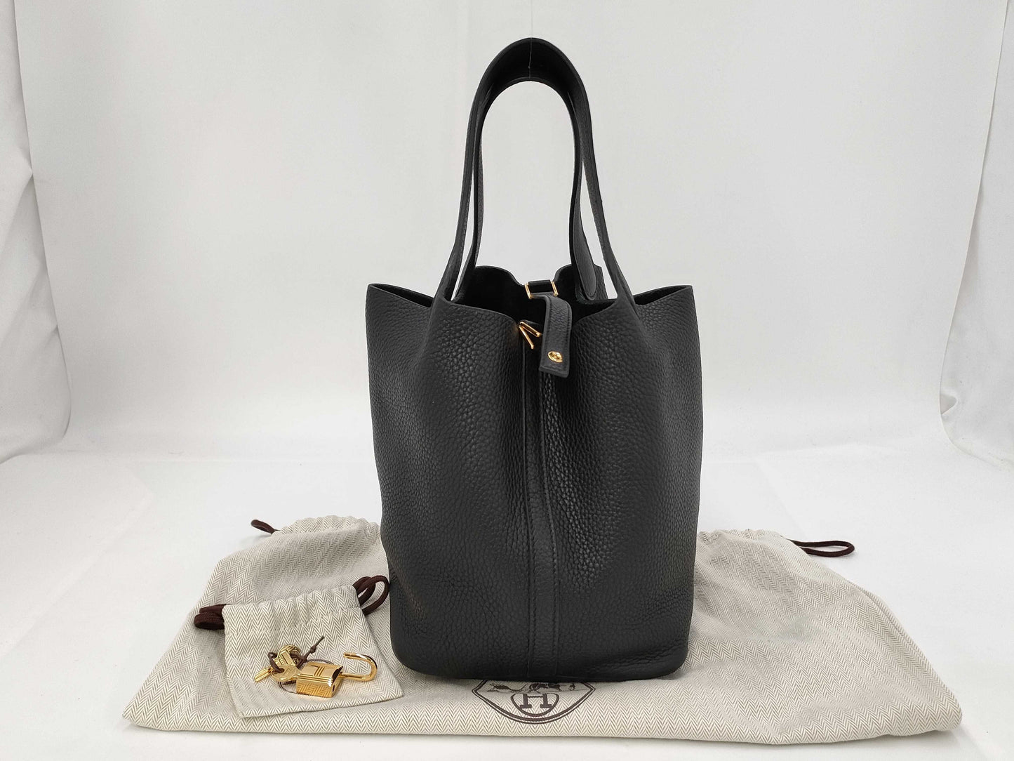 HERMES Picotan Lock MM Handbag