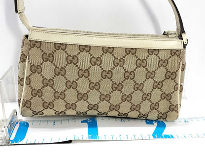 GUCCI GG Canvas Gucci Shoulder GG Campus Brown Handbag