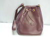 Cartier Must, Cartier Drawstring Shoulder Calf Bordeaux Shoulder Bag