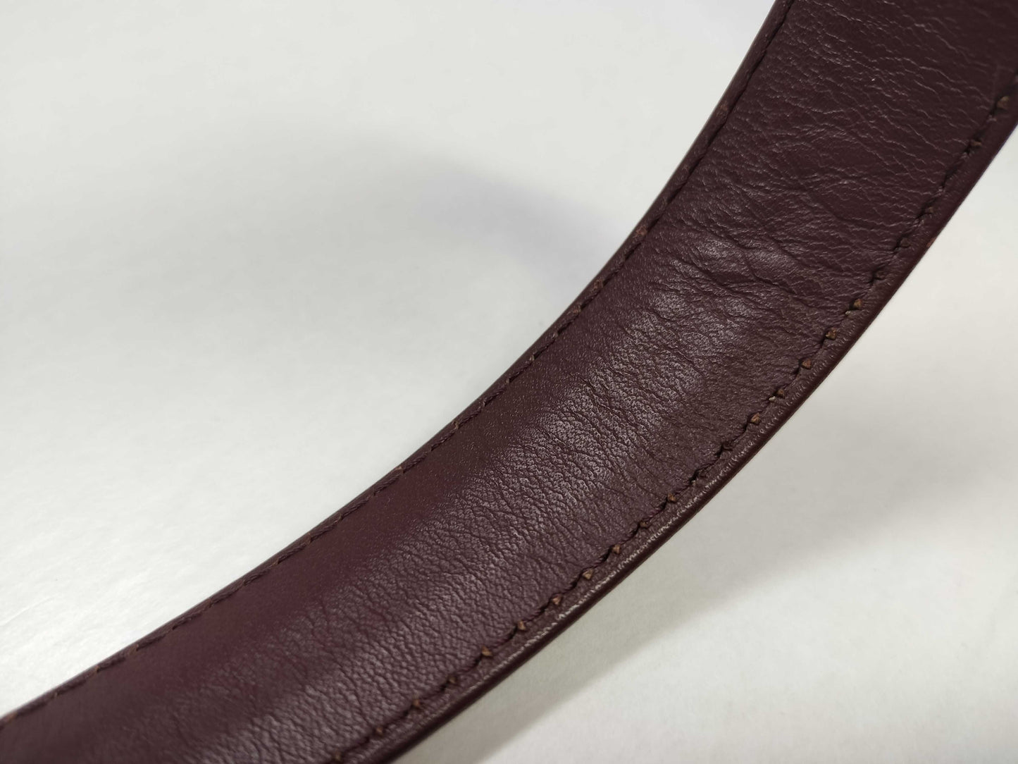 Cartier Must, Cartier Drawstring Shoulder Calf Bordeaux Shoulder Bag