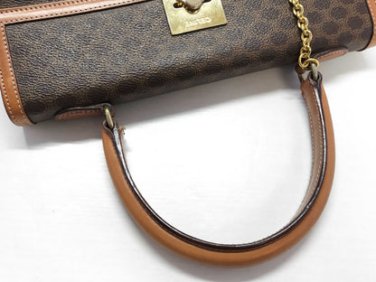 CELINE Celine Handbag Macadam Tea PVC Handbag