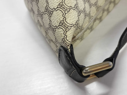 CELINE Celine Accessory Pouch PVC Ivory Handbag