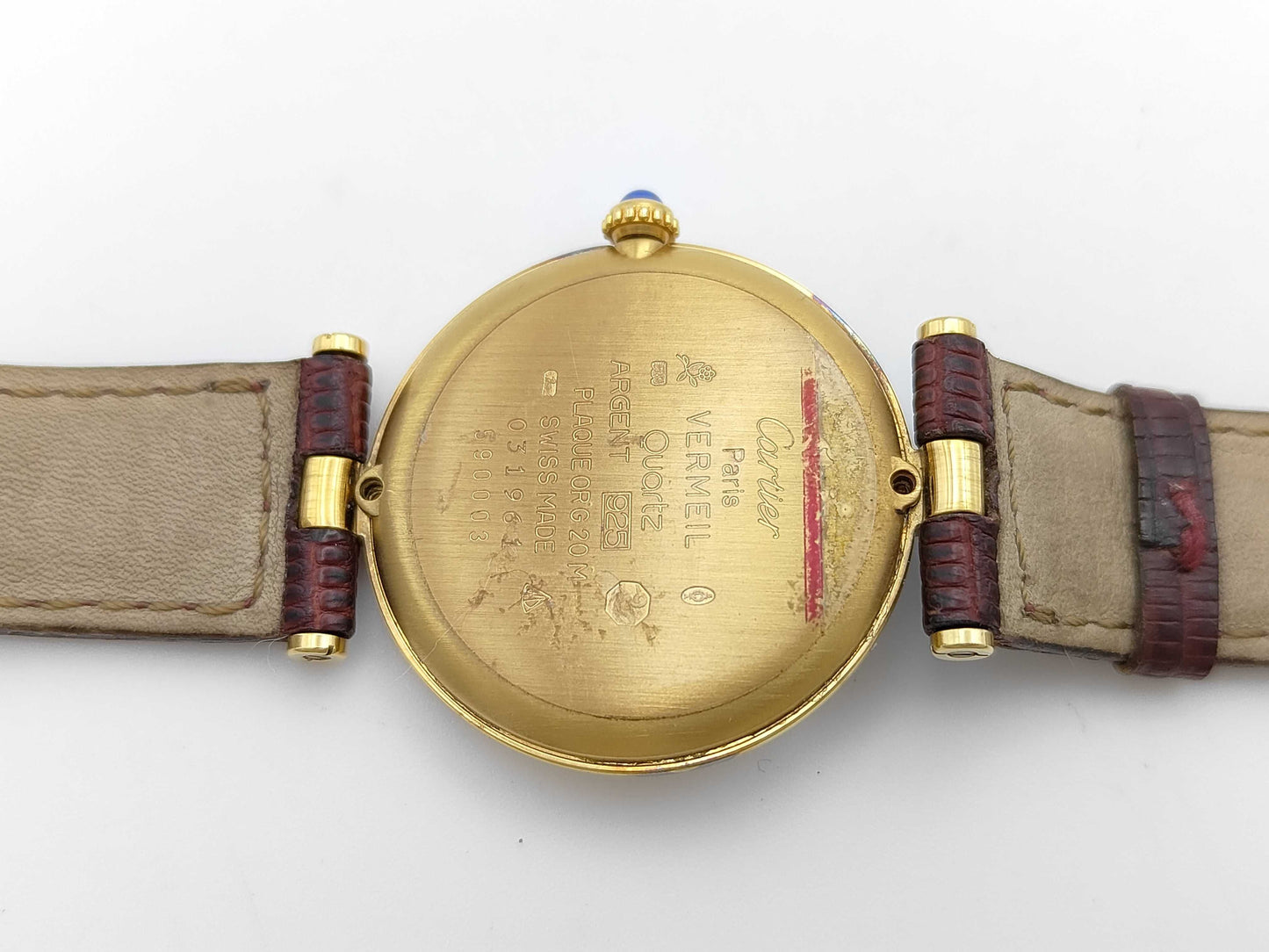 Cartier Vermeil 031961 590003 Quartz Women's Watch