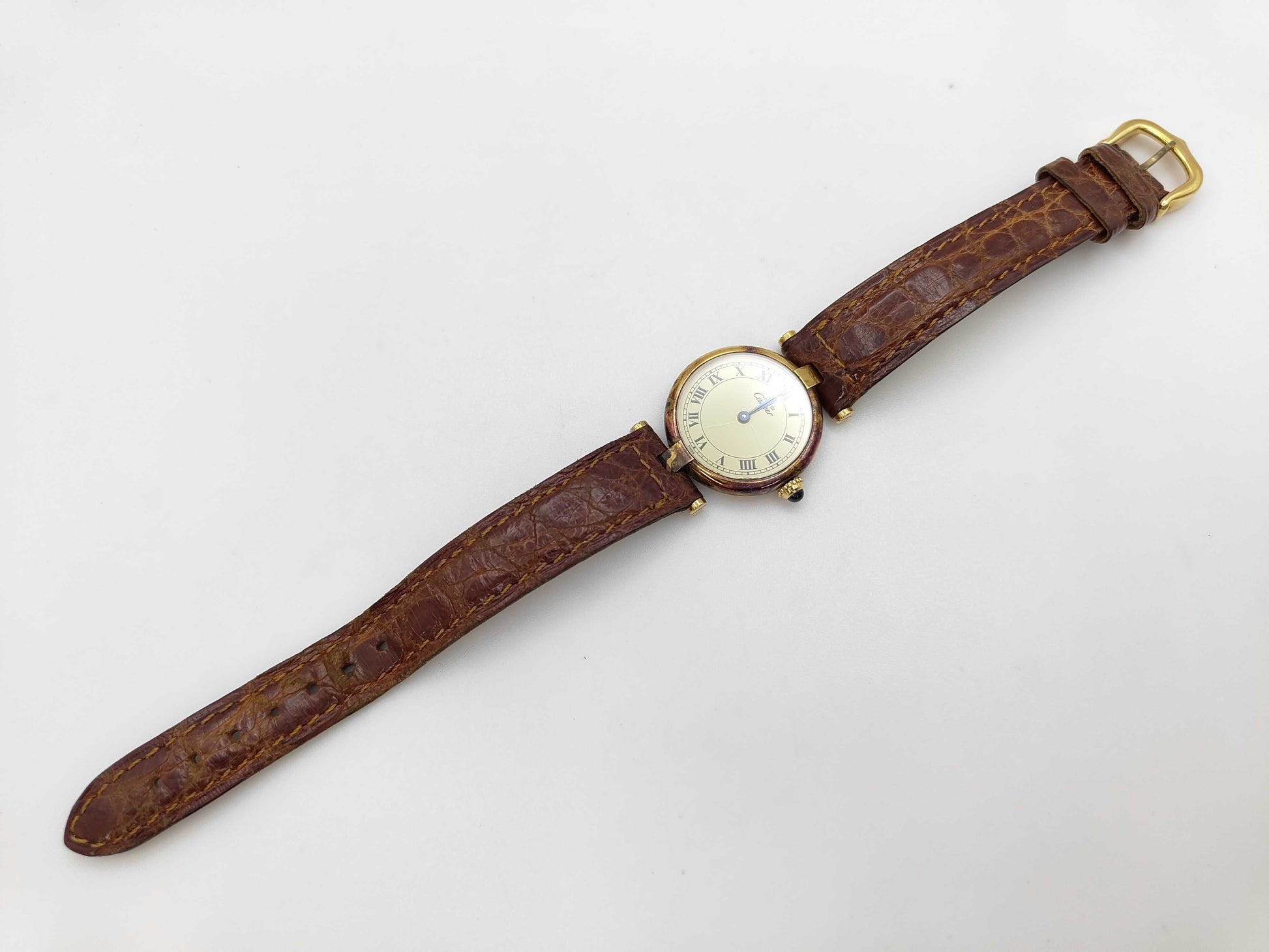 Cartier Vermeil 073023 590004 Quartz Women's Watch