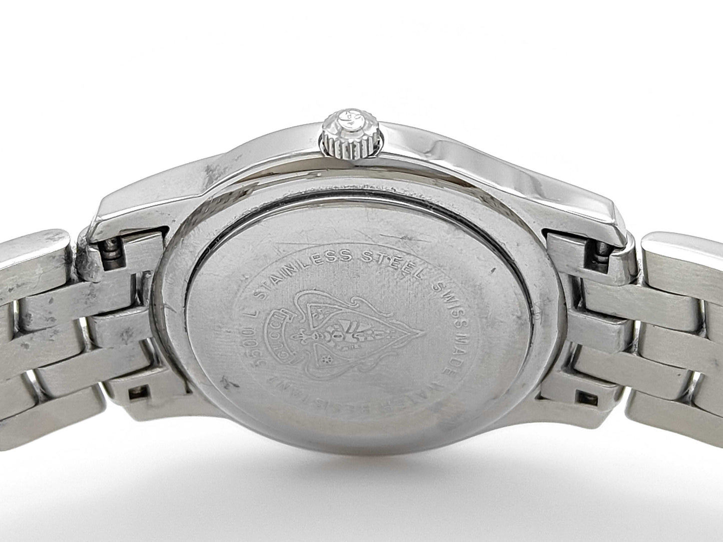 GUCCI 5500L Quartz Silver Dial Women's Watch