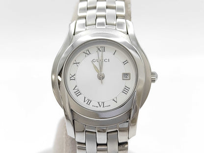 GUCCI 5500L Quartz Silver Dial Women's Watch