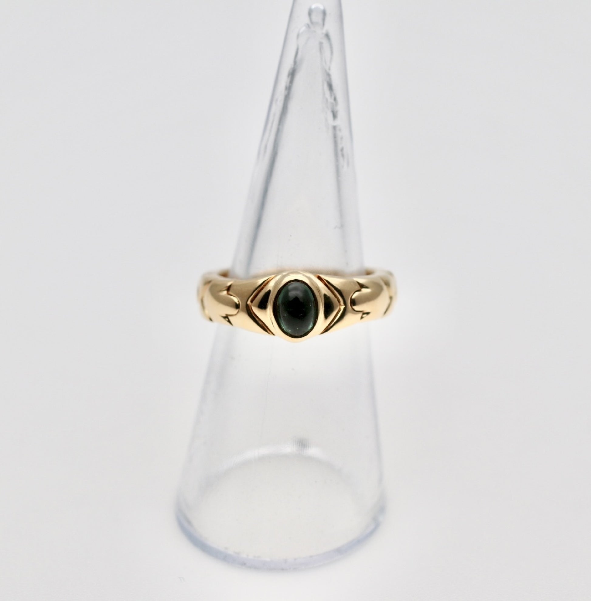BVLGARI Albeare Colored Stone YG 750 10.2g Ring 