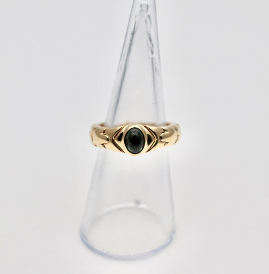 BVLGARI Albeare Colored Stone YG 750 10.2g Ring 