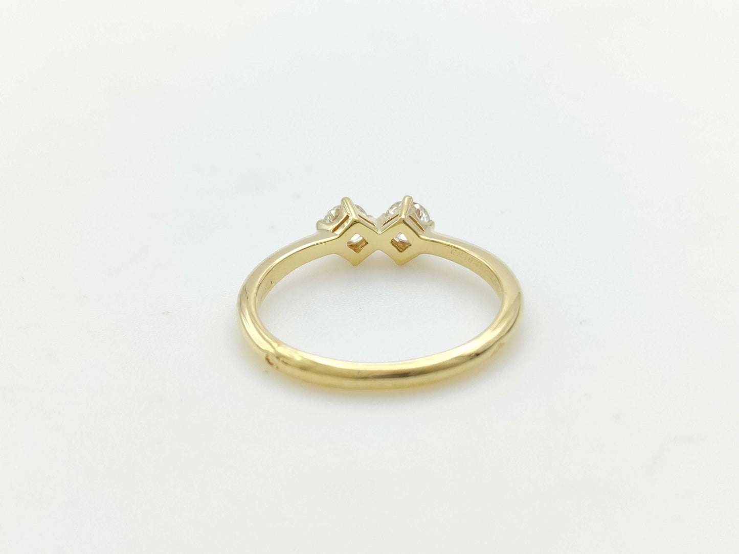 CHAUMET 2PD YG 750 2.0g Ring 