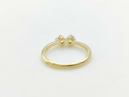 CHAUMET 2PD YG 750 2.0g Ring 