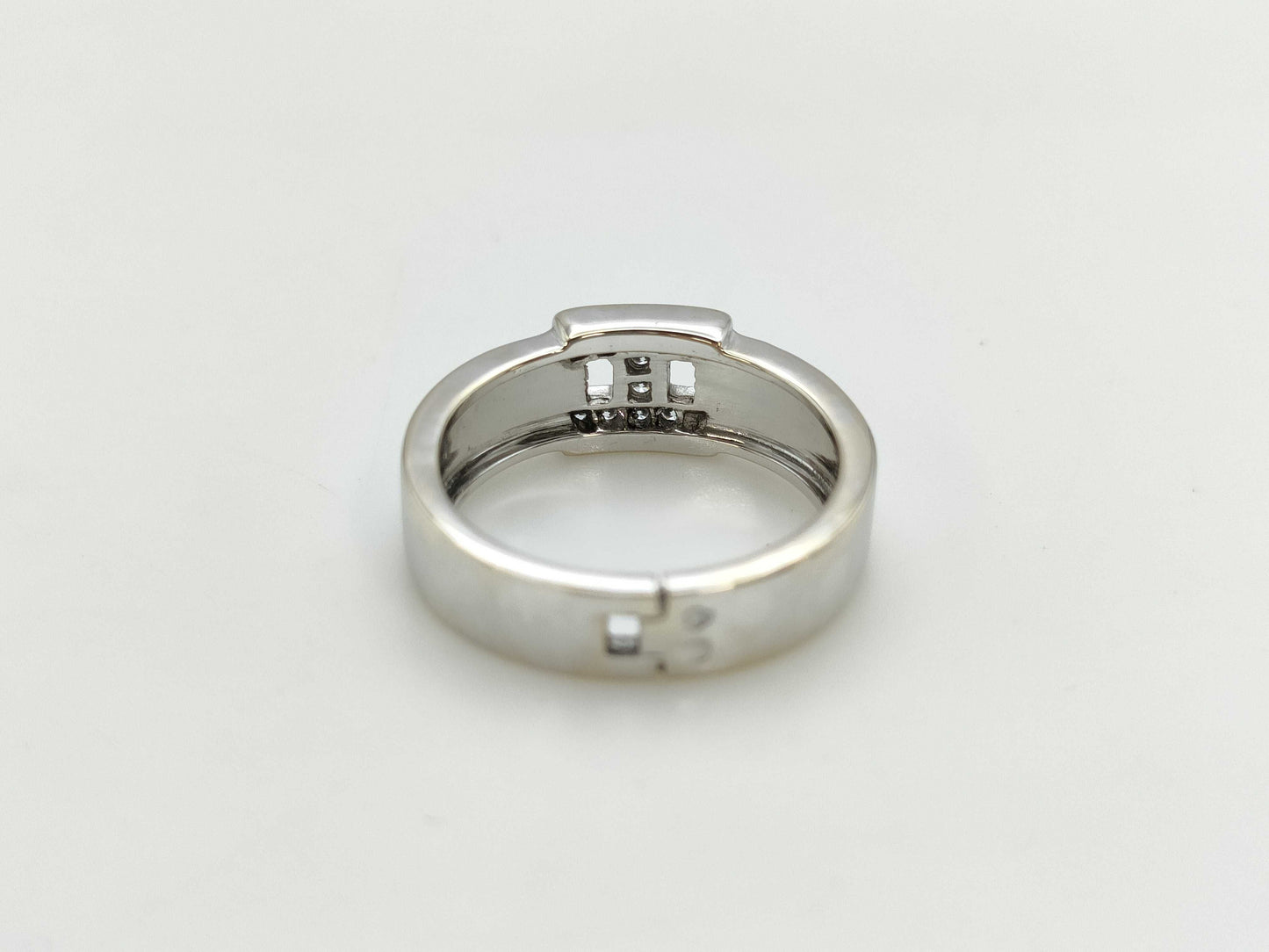 HERMES New Hercules #51 Diamond Au750 6.0g Ring 