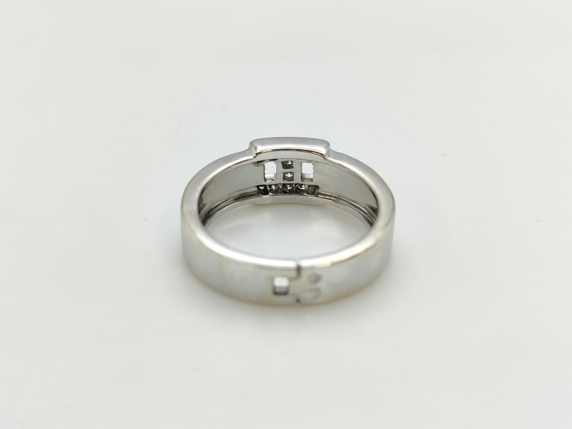 HERMES New Hercules #51 Diamond Au750 6.0g Ring 