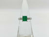E1.24ct D0.18ct Pt900 4.6g Ring 