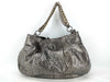 COACH Coach Leather Chain Tote Bag Silver Tote Bag