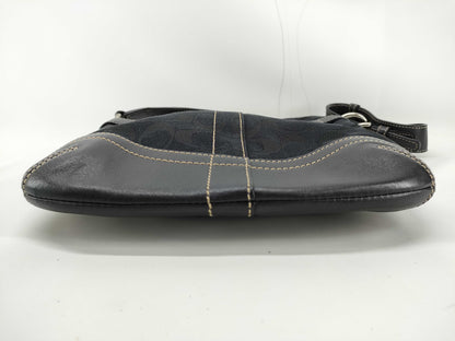 COACH Signature Shoulder Bag Black