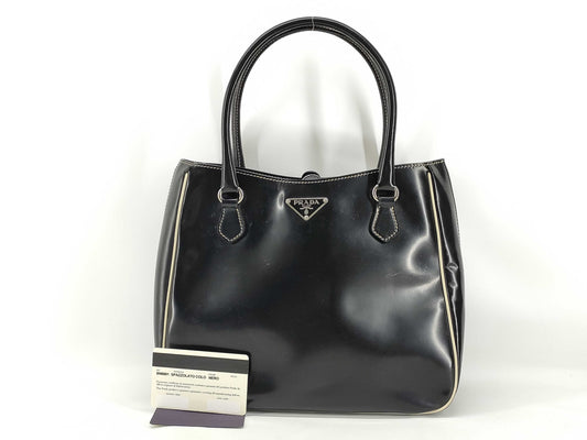 PRADA Prada Patent Leather Handbag Handbag