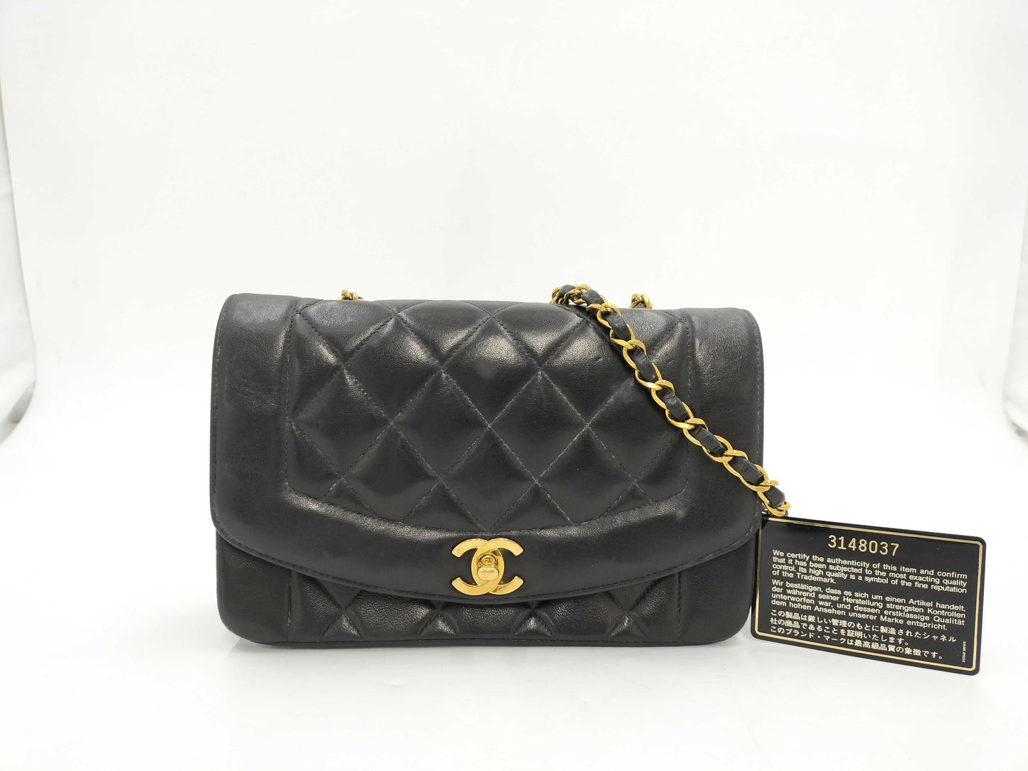 CHANEL Matlasse Diana Chain Shoulder Bag 3rd Line Shoulder Bag