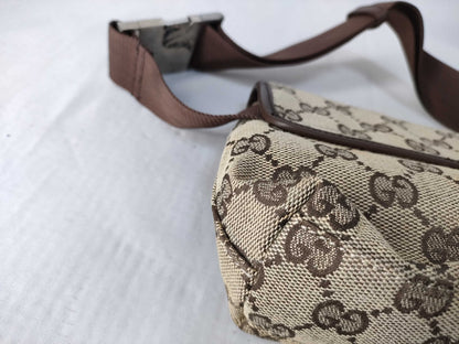 GUCCI GG Canvas Waist Bag