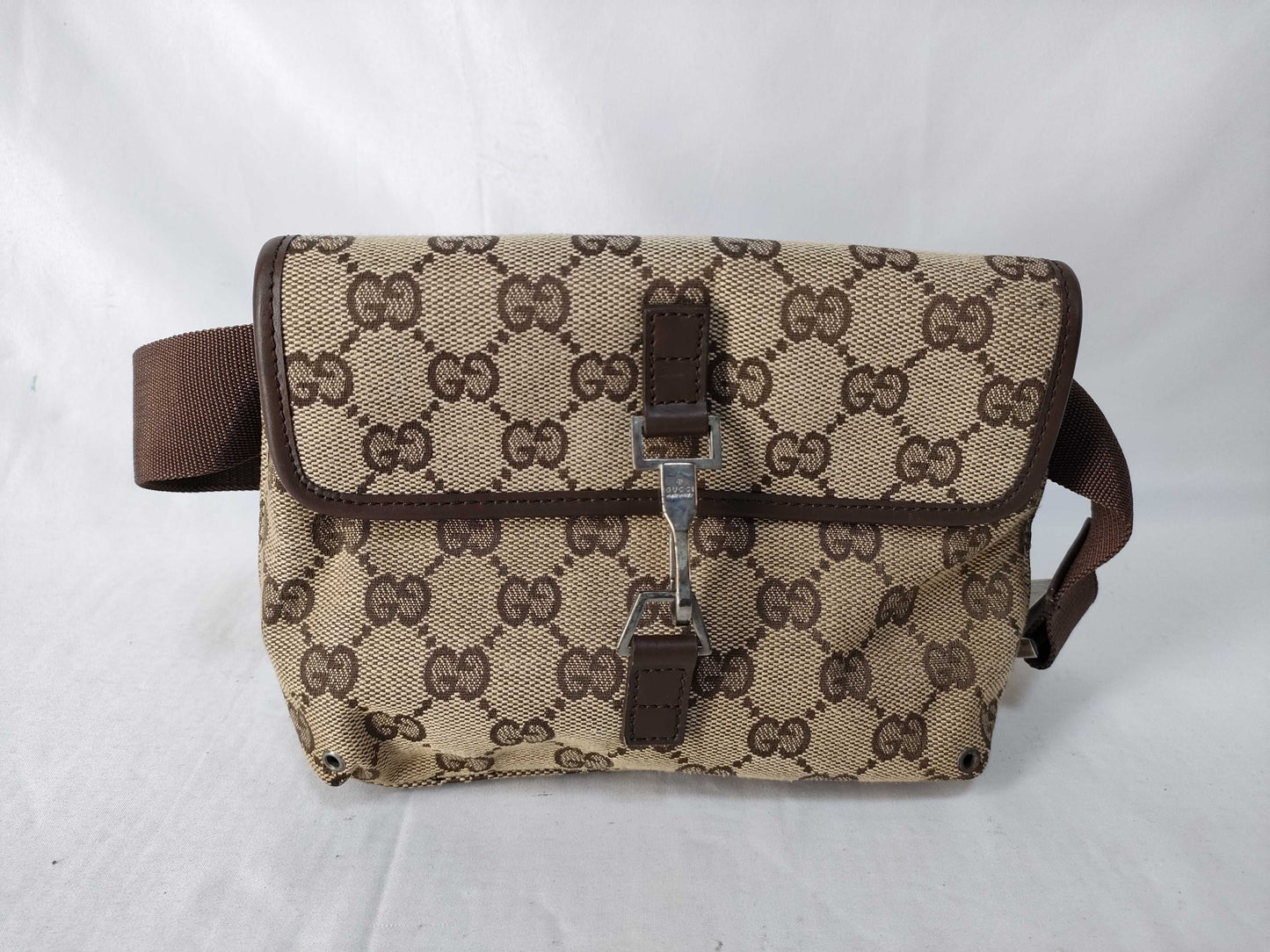 GUCCI GG Canvas Waist Bag