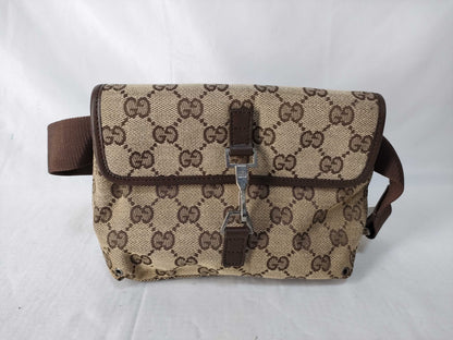 GUCCI GG Canvas Waist Bag