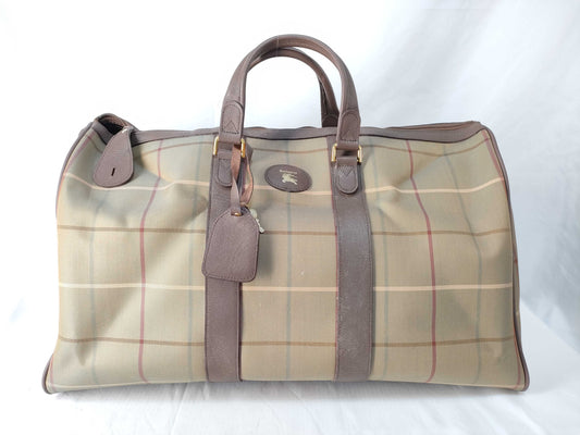 BURBERRY Nova Check Boston Bag