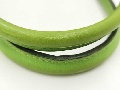 HERMES Mini Plume Hand Green Handbag