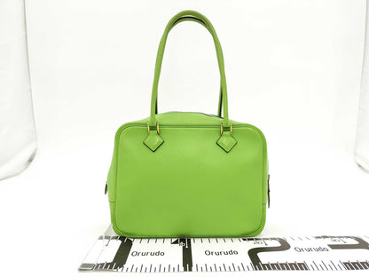 HERMES Mini Plume Hand Green Handbag